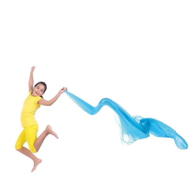 Danseskjerf L140 x B140 cm, 6 stk 