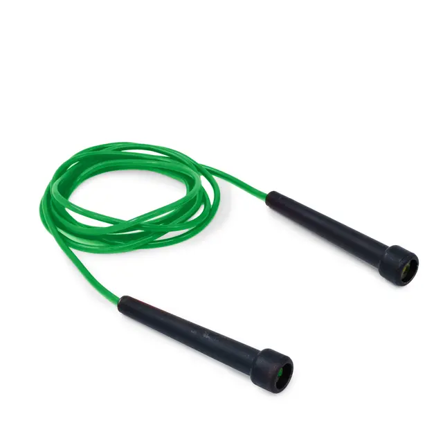 Hoppetau med håndtak grønn L220 cm 