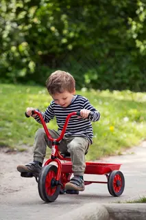 Mini Viking trehjulsykkel med lasteplan 2-4 år