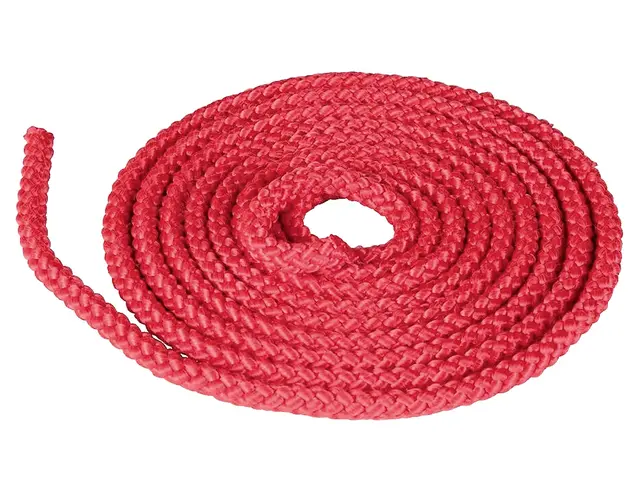 Hoppetau rød L250 cm 