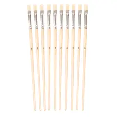 Pensel svinebust flat nr 8 10 stk