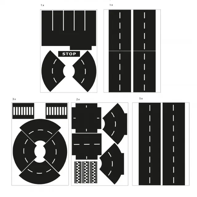 Veiteip svinger og kryss 50 stk 