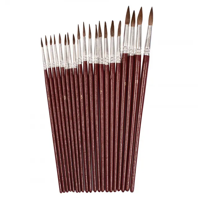 Akvarellpenselsett 20 stk 