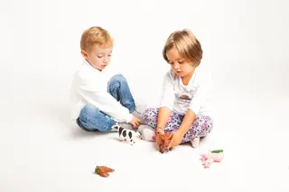 Bondegårdsdyr myke Sett 8 stk