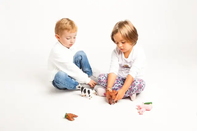 Bondegårdsdyr myke Sett 8 stk 