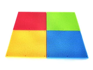 Nopper plater L20 x B15,5 cm, 4 stk