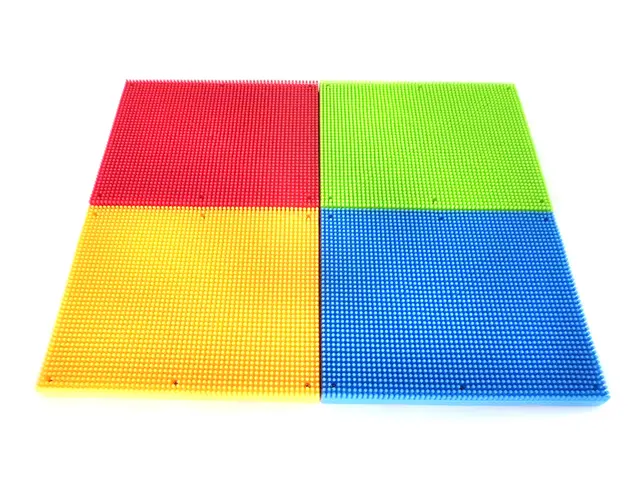 Nopper plater L20 x B15,5 cm, 4 stk 