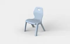 Ina stol lys bl&#229; SH26 cm