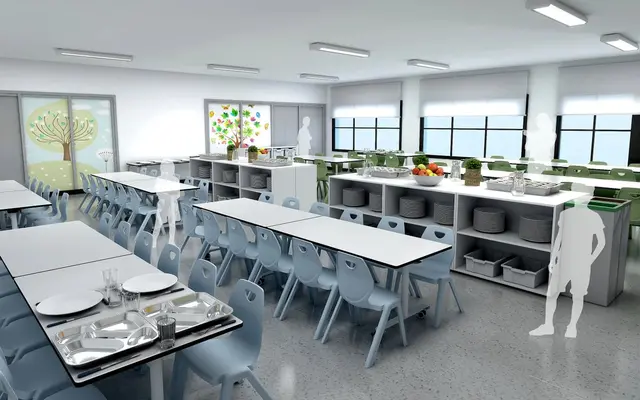 Ina stol lys blå SH26 cm 