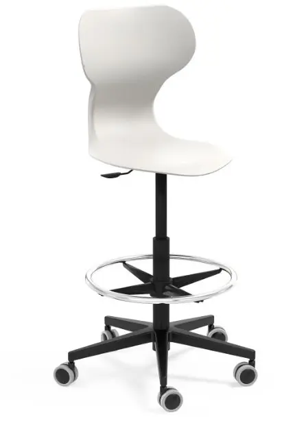 Os elevstol m/fotring Lys grå Lys grå 