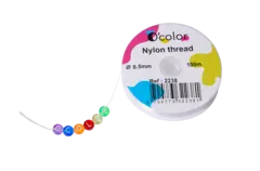 Smykketråd nylon Ø0,5 mm