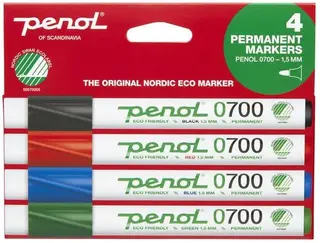 Penol merketusjer rund 4 stk