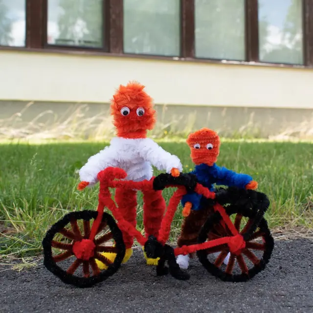 Piperensere basisfarger Ø10 mm, 100 stk 