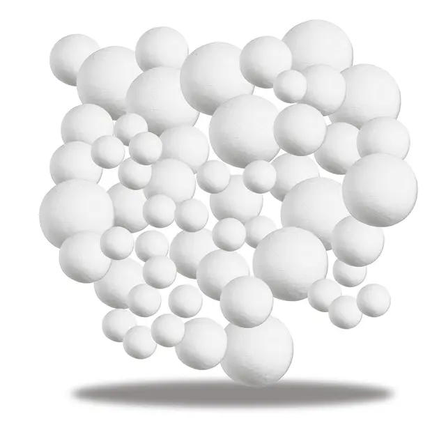 Vattkuler hvit mix Ø10-50 mm, 200 stk 