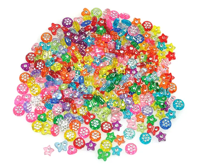 Sparkle perlemix Ø7-10 mm, 750 stk 