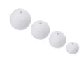 Vattkuler hvite 25 mm 100 stk