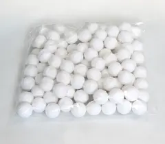 Vattkuler hvit 30 mm 100 stk