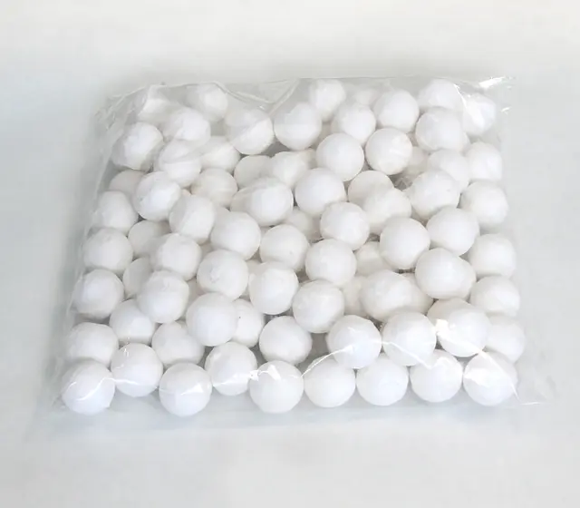 Vattkuler hvit 30 mm 100 stk 