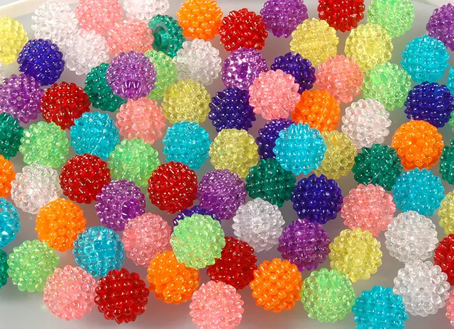 Plastperler delbare Ø15 mm, 500 g 