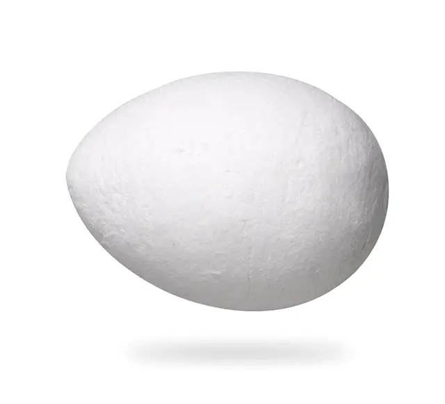 Vattegg hvite Ø60 mm, 25 stk 