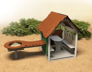 Ledon Explore Lin lekehus L272 x B146 x H166 cm