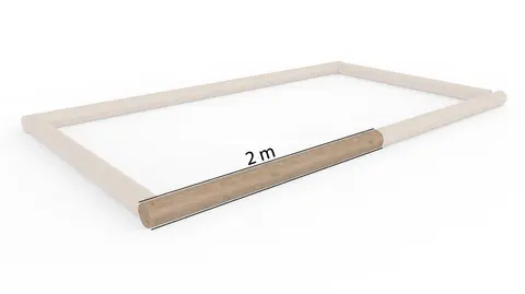 Core robiniastokk sandkasse Ø12-14 cm, Pris pr m