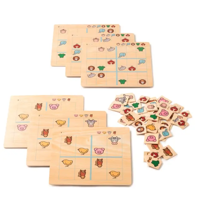 Sudoku med dyr 89 deler 