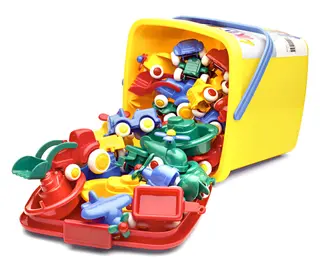 Kjøretøy i bøtte L9 cm, 30 stk