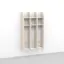 Mia vegghengt garderobe 25 B25 cm pr rom, D25 x H138 cm