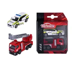Metallbiler utrykningskjøretøy 2 stk