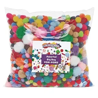Pompons klasseromspakke 1200 stk