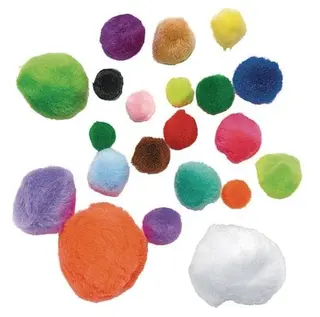 Pompons klasseromspakke 1200 stk