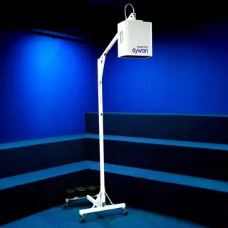 Mobilt gulvstativ for Kinebi-projektor