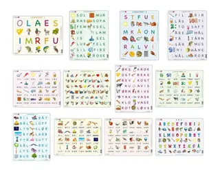 Puslespill lesestart store bokstaver 12 stk