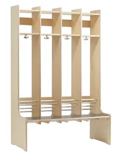 Arne frittstående garderobe 25 B25 cm pr rom, D48 x H165 cm