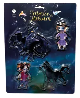 Musse &amp; Helium stanseformer 4 motiver