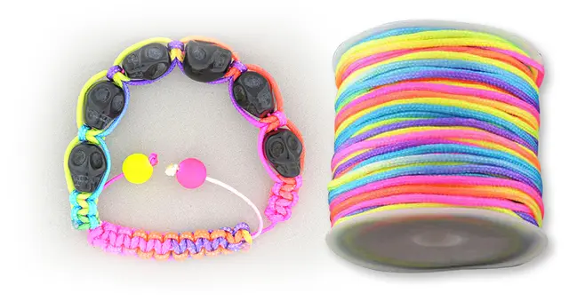 Polyestertråd neon Ø1,5 x 45m 