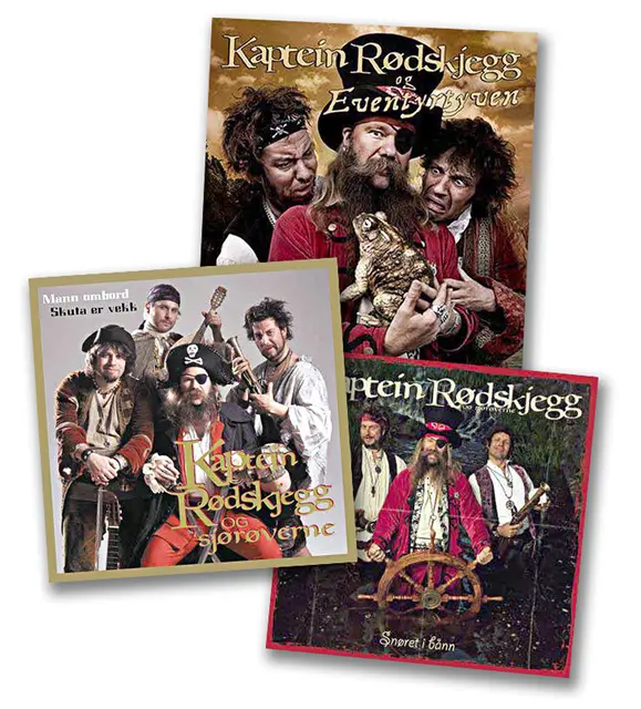 Kaptein Rødskjegg samlepakke 