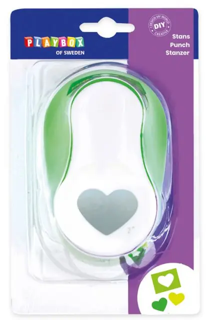 Stanseform hjerte 5 cm 