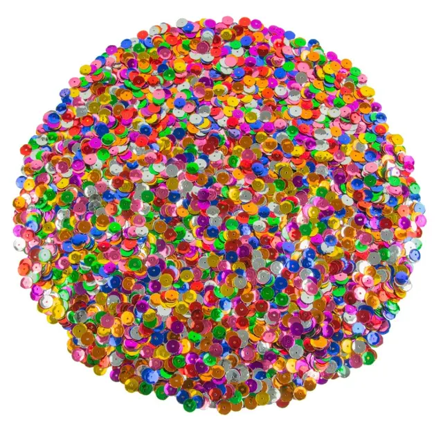 Paljetter runde 100 g 