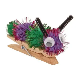 Pompons glitter 300 stk