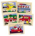 Puslespillsett transport 1 5 x 12 brikker
