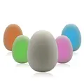Mini lysende egg H9 cm, 4 stk