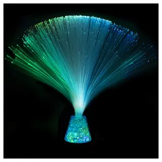 Fiberoptisk lampe Ø10 x H36 cm