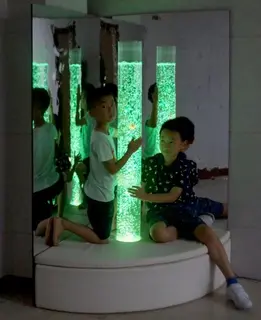 Speilhjørne til boblerør