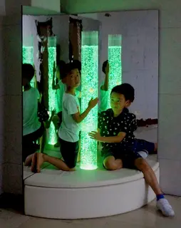 Speilhjørne til boblerør