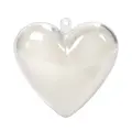 Dekorasjonshjerte &#216;6,5 cm, 10 stk