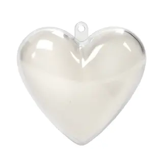 Dekorasjonshjerte Ø6,5 cm, 10 stk