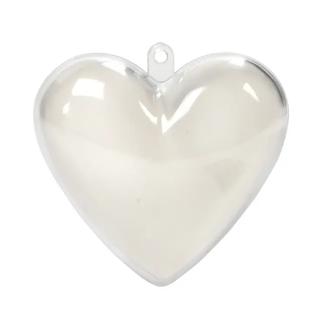 Dekorasjonshjerte Ø6,5 cm, 10 stk 