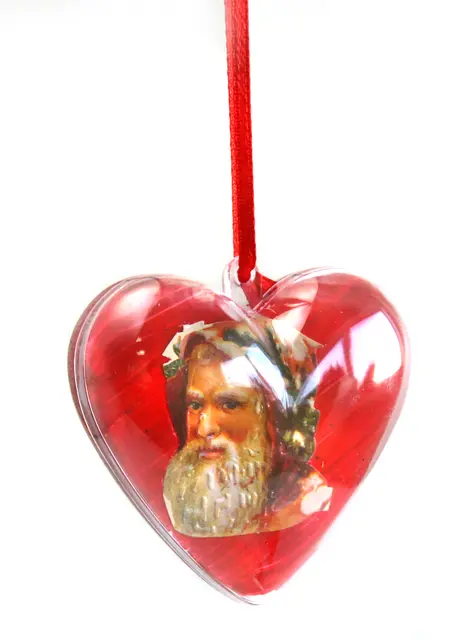 Dekorasjonshjerte Ø6,5 cm, 10 stk 